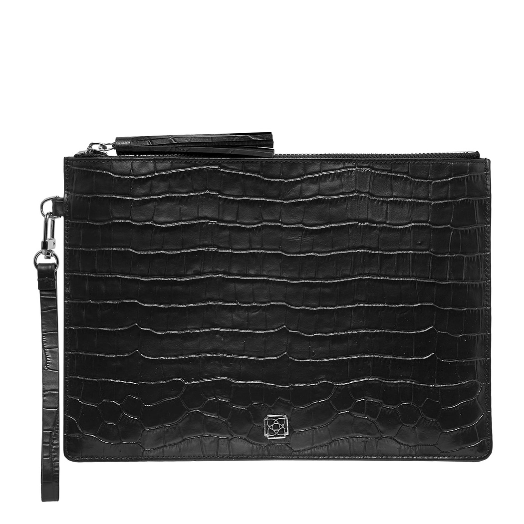 Bouleau Kadın Kroko Baskılı Deri Portföy Çanta