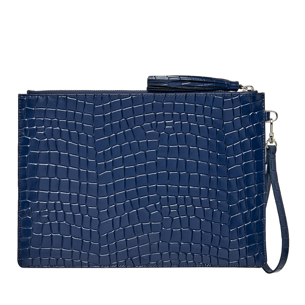 Bouleau Kadın Kroko Baskılı Deri Portföy Çanta