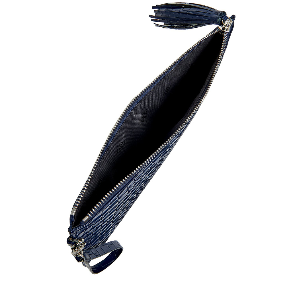 Bouleau Kadın Kroko Baskılı Deri Portföy Çanta