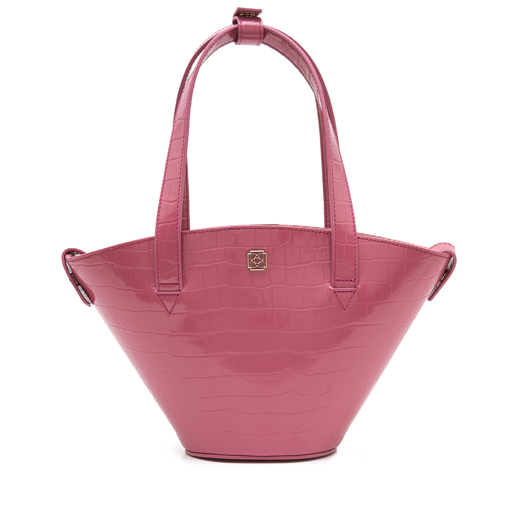 Brenda Fuşya Kadın Deri Alışveriş Çantası 