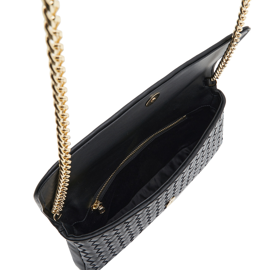 Broom Kadın Zincir Askılı Örgü Deri Çanta