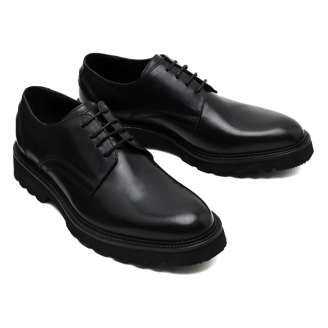 Bruna Siyah Erkek Deri Günlük Ayakkabı