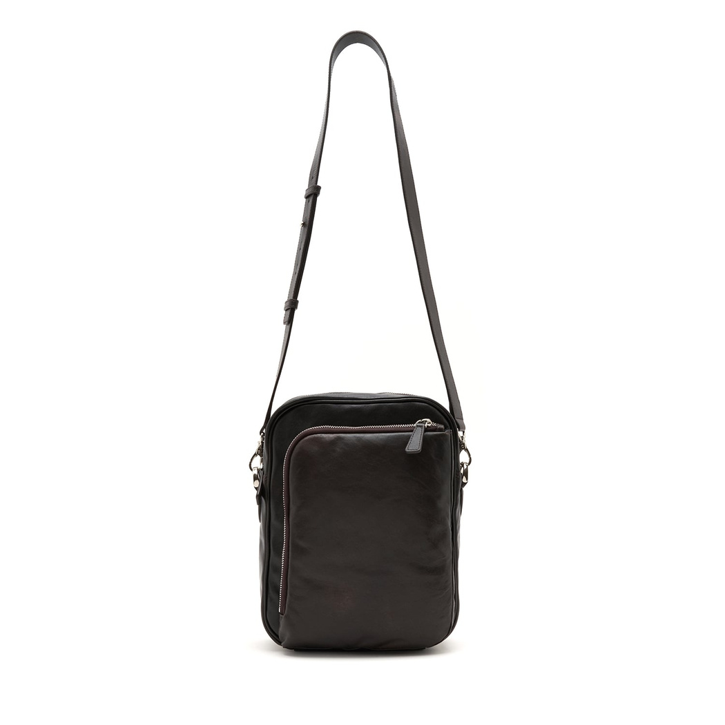 Burg Kahve Erkek Vintage Deri Postacı Çantası