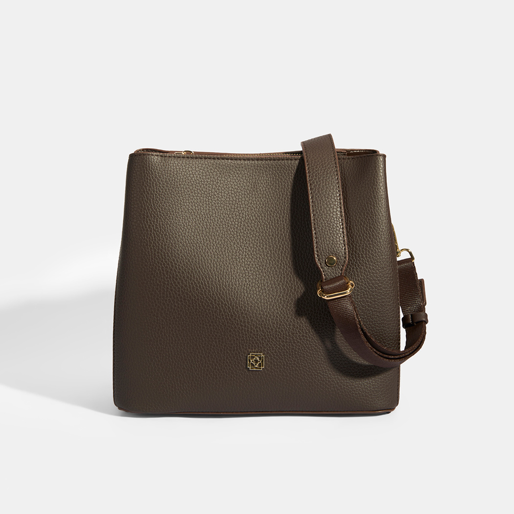 Caelum Kadın Kahve Omuz Çantası