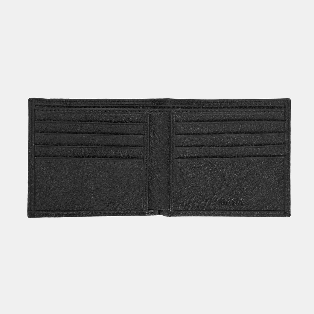 Caius Siyah Erkek Deri Cüzdan