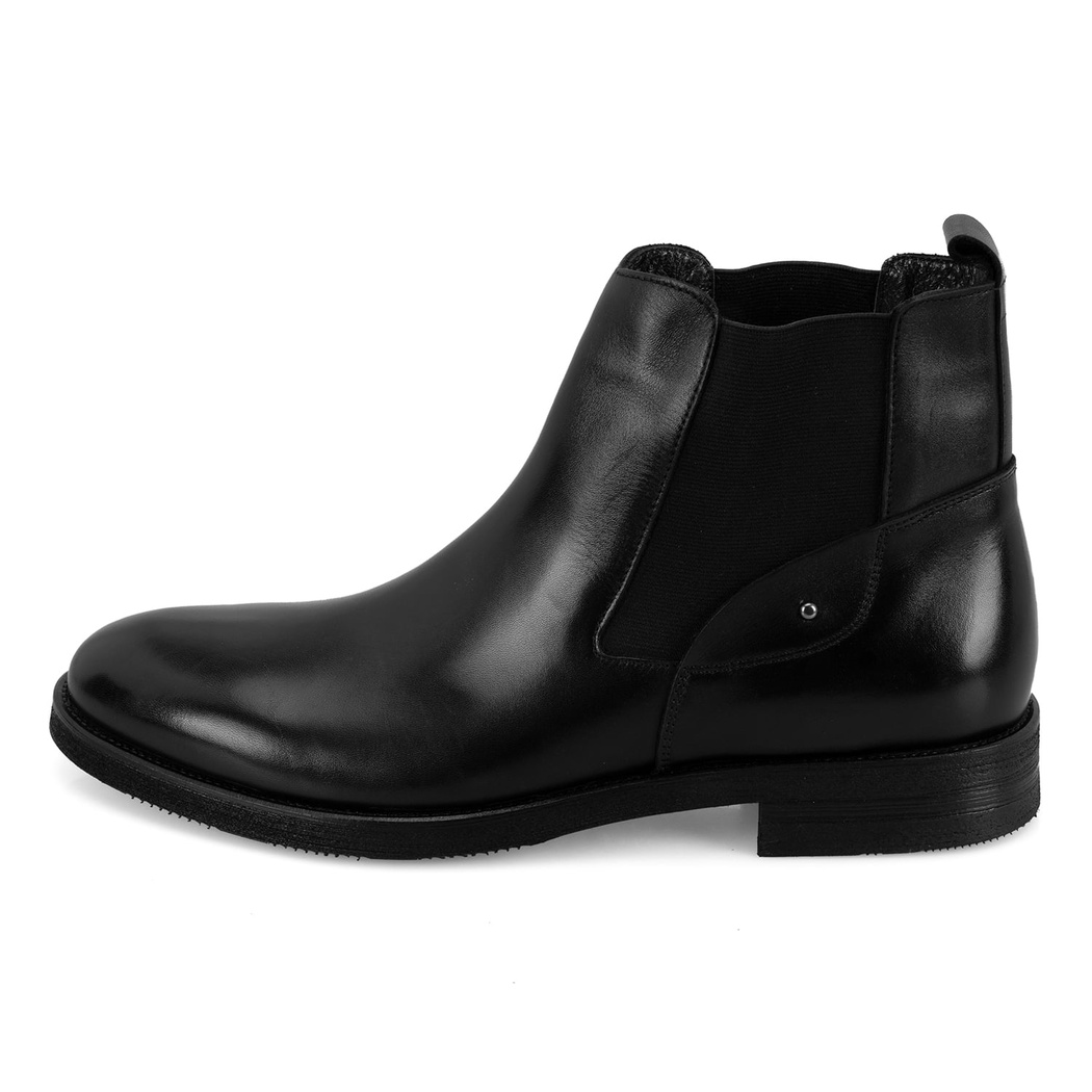 Calistane Siyah Erkek Deri Bot