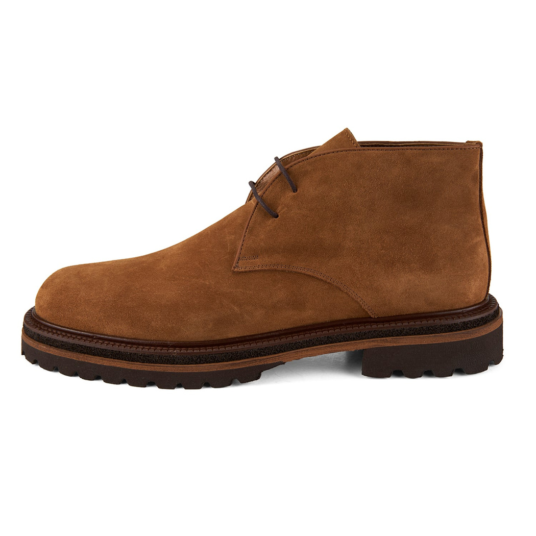 Callien Taba Erkek Bağcıklı Deri Bot