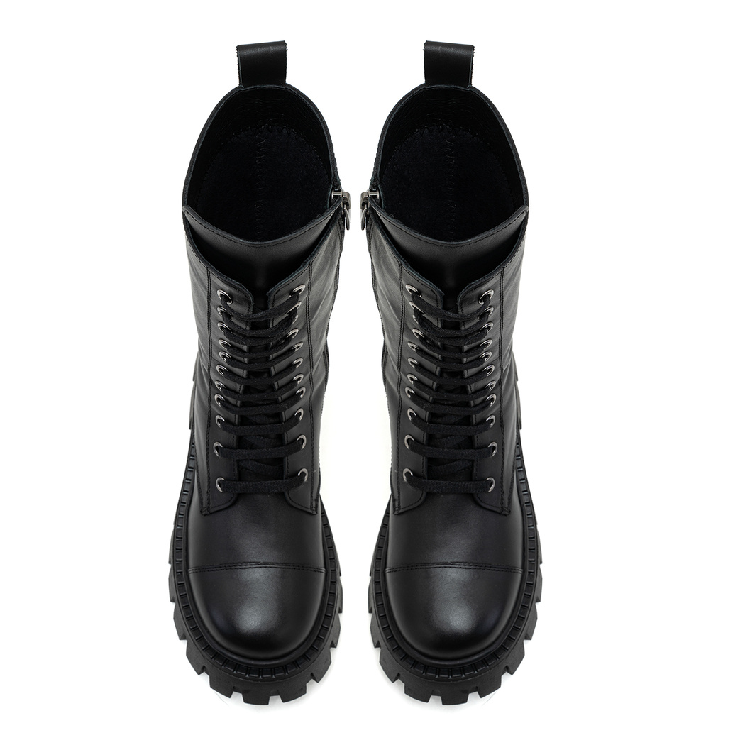 Candi Siyah Kadın Deri Postal Bot