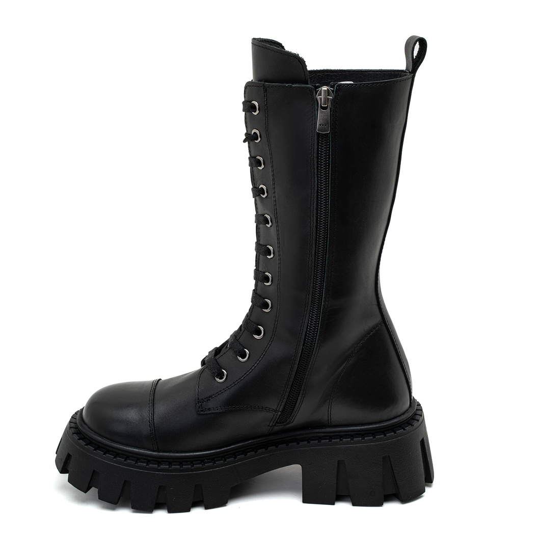 Candi Siyah Kadın Deri Postal Bot