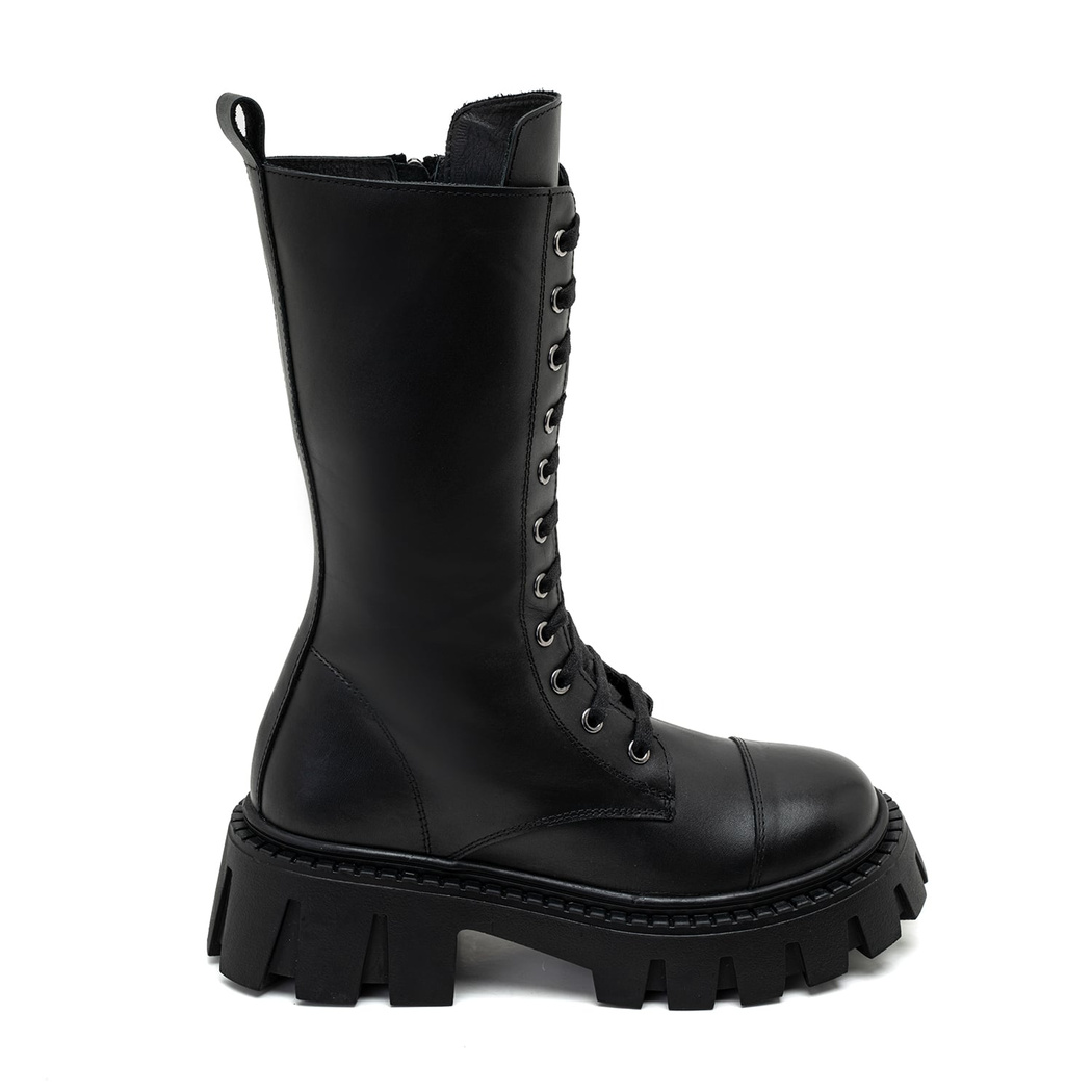 Candi Siyah Kadın Deri Postal Bot