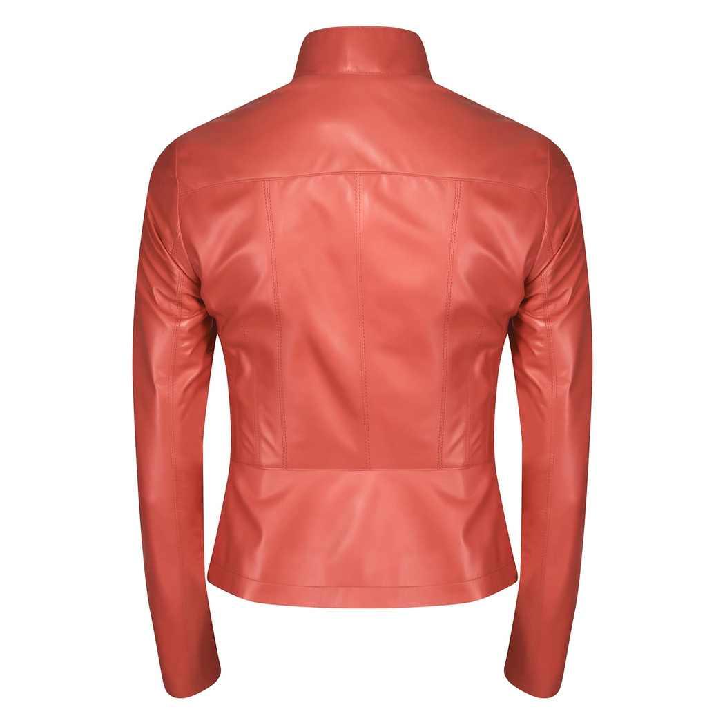Carel Kırmızı Kadın Deri Ceket