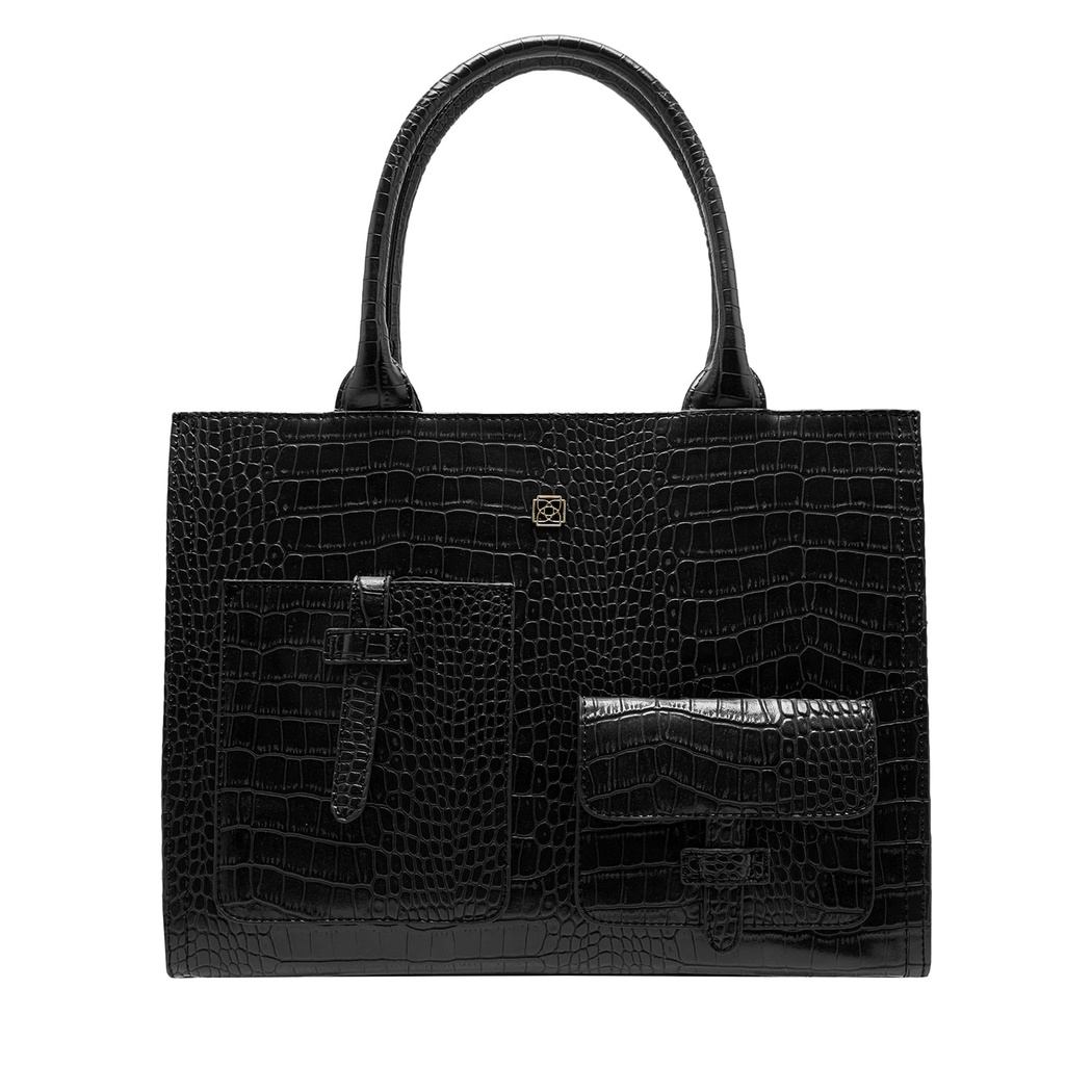 Carey Siyah Kadın El Çantası