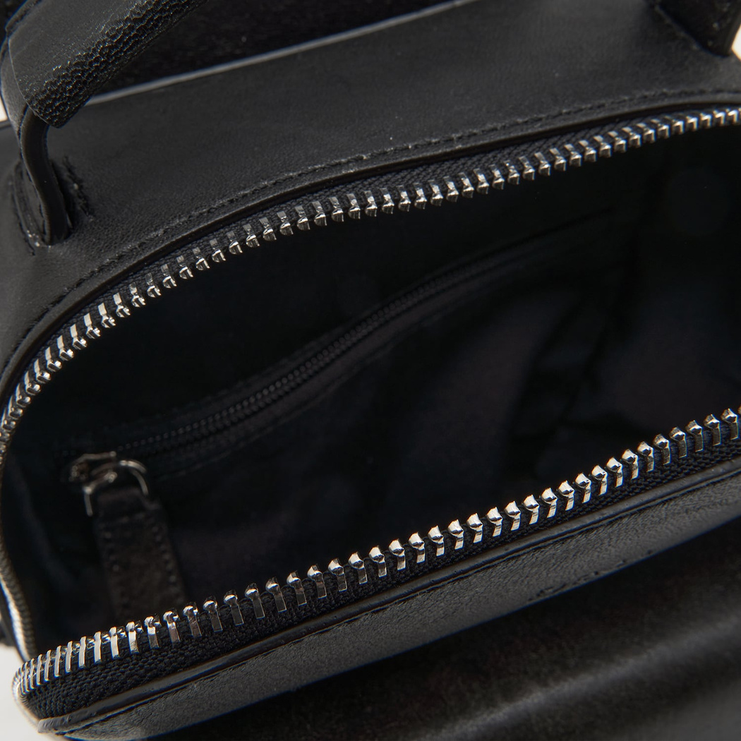 Carl Siyah Erkek Deri Çapraz Sırt Çantası