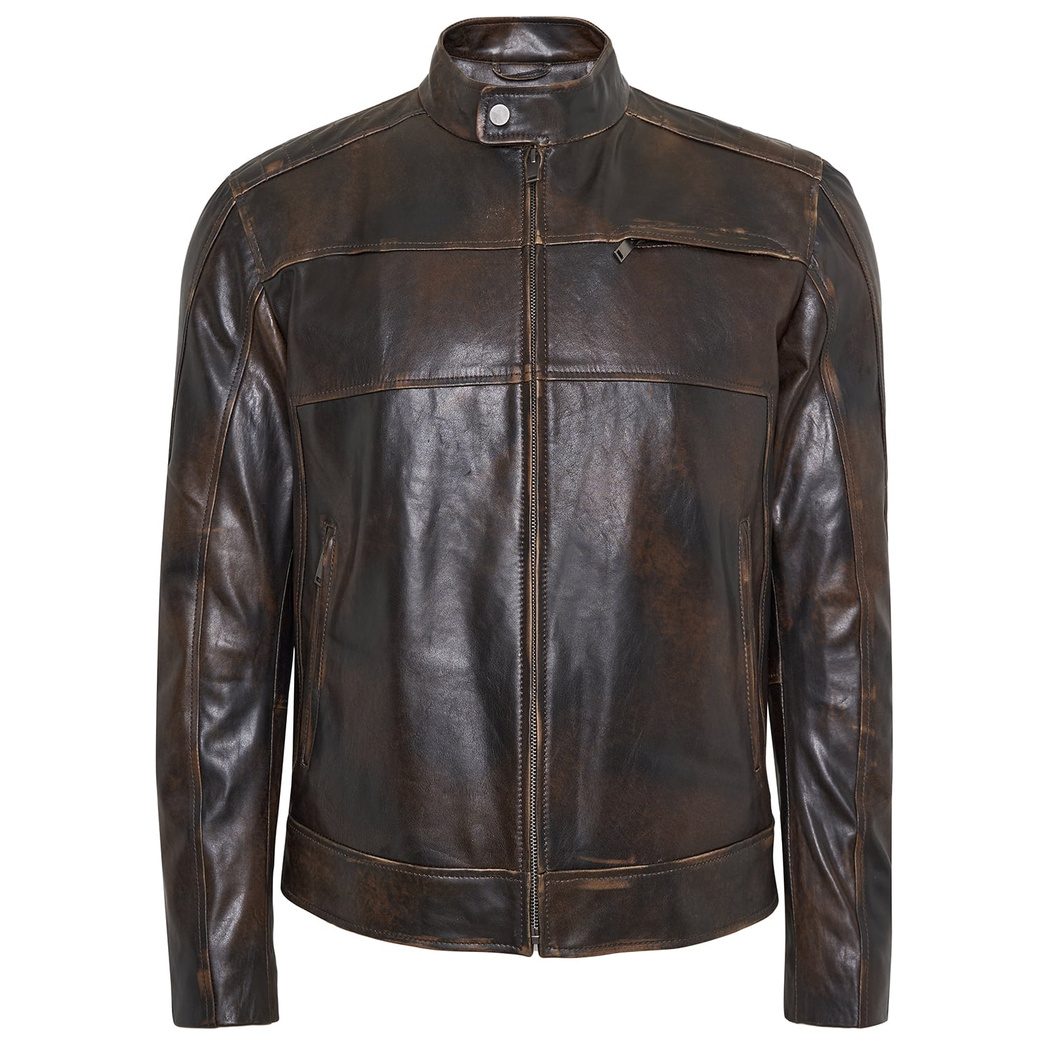 Carlino Erkek Vintage Deri Ceket
