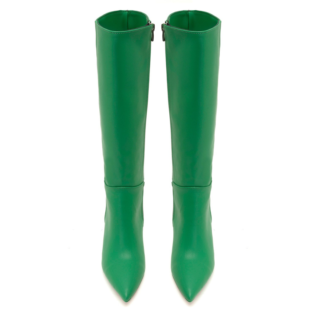 Carmen Yeşil Kadın Topuklu Çizme