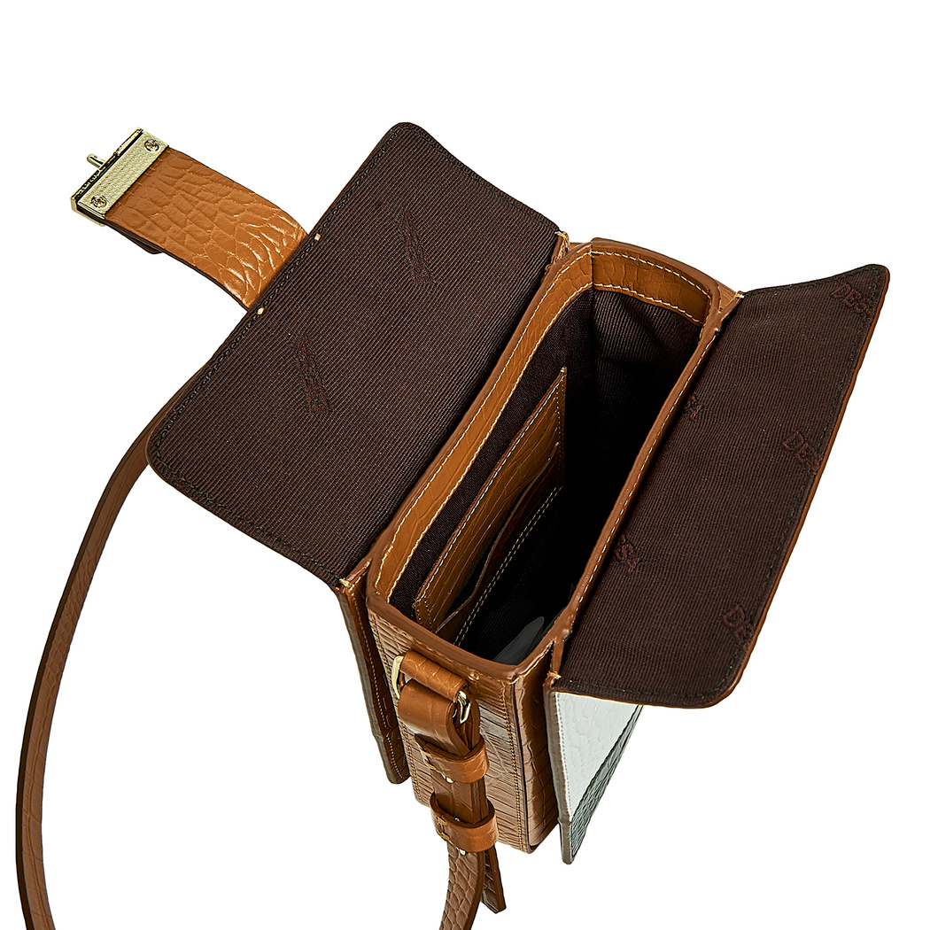 Carta Kadın Kroko Baskılı Deri Omuz Askılı Çanta