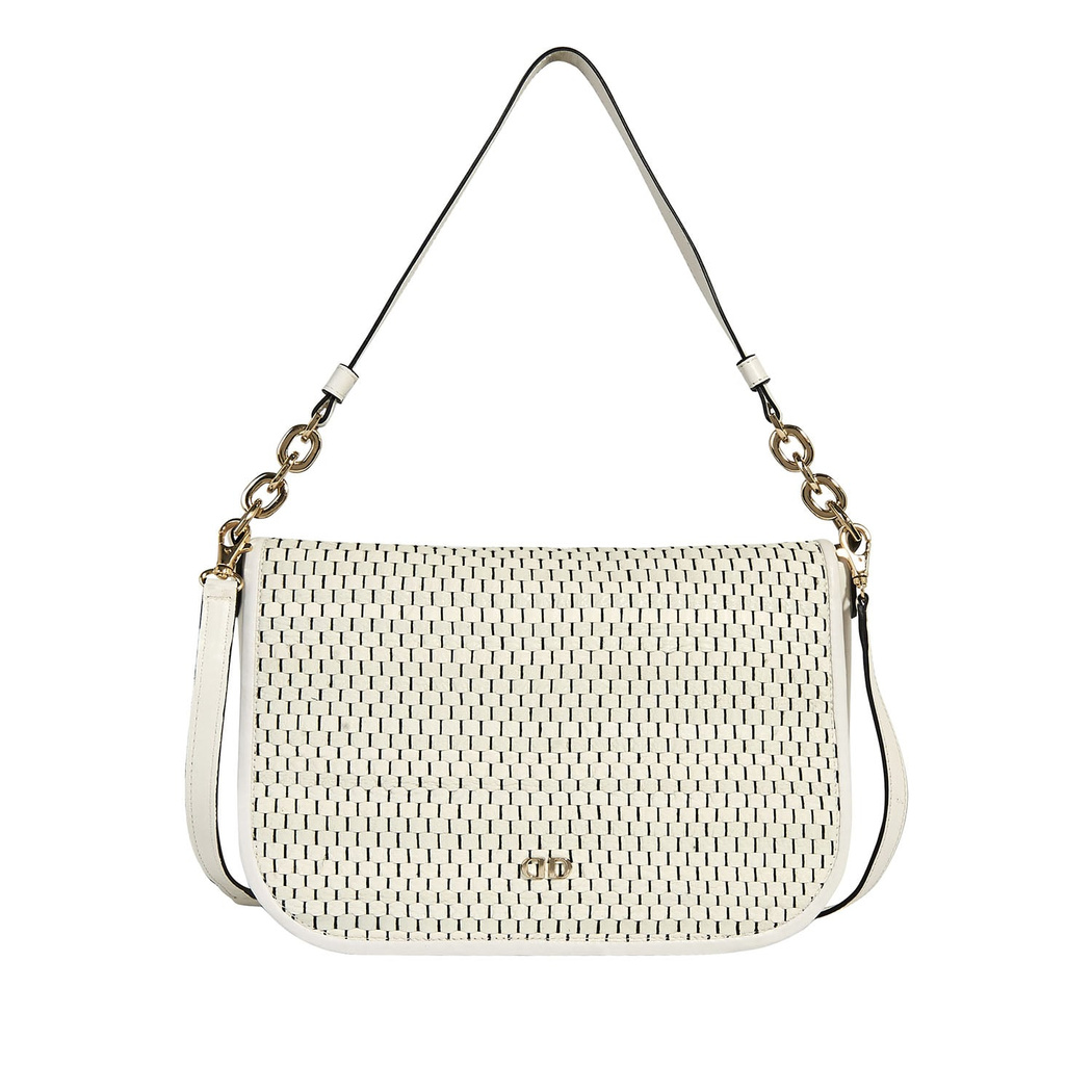 Carteiro Kadın Örgü Deri Postacı Çantası