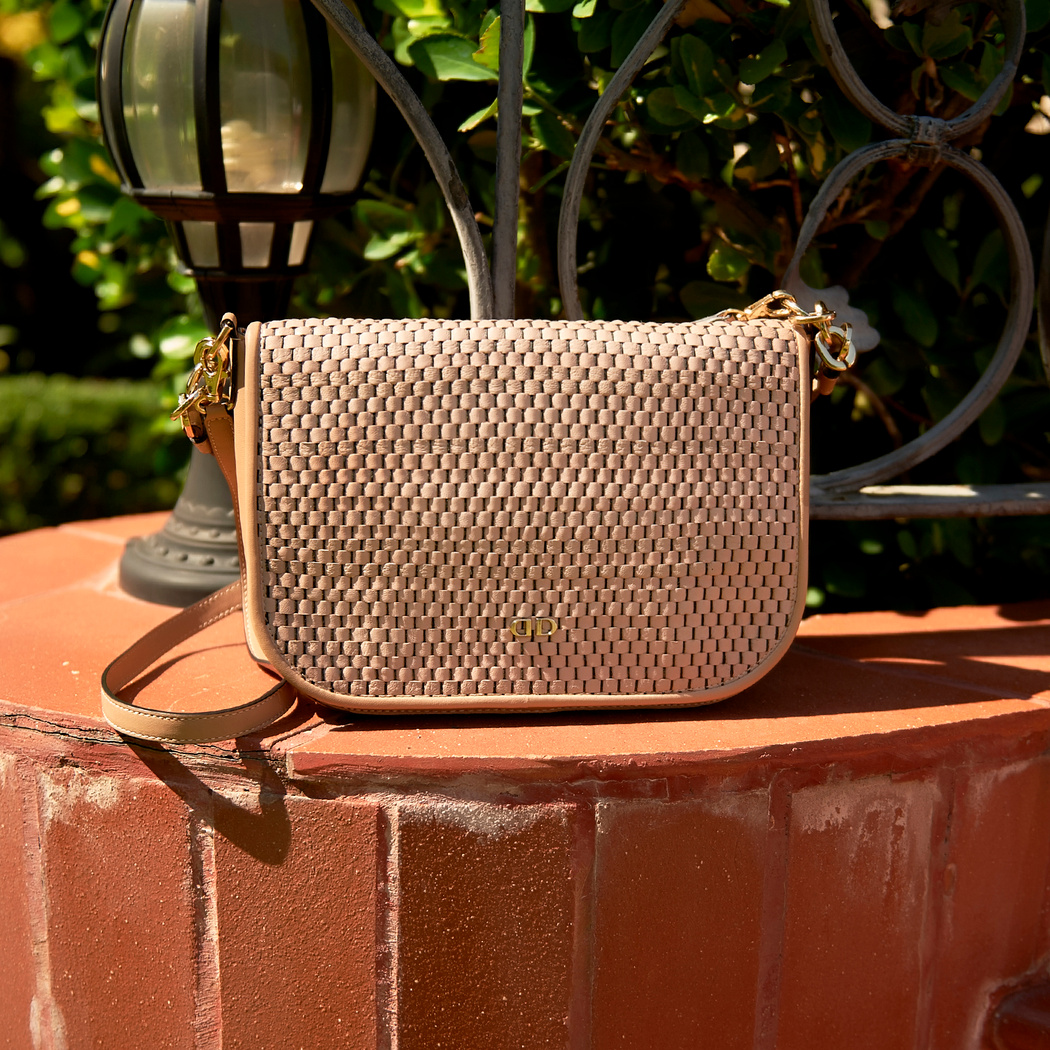 Carteiro Kadın Örgü Deri Postacı Çantası