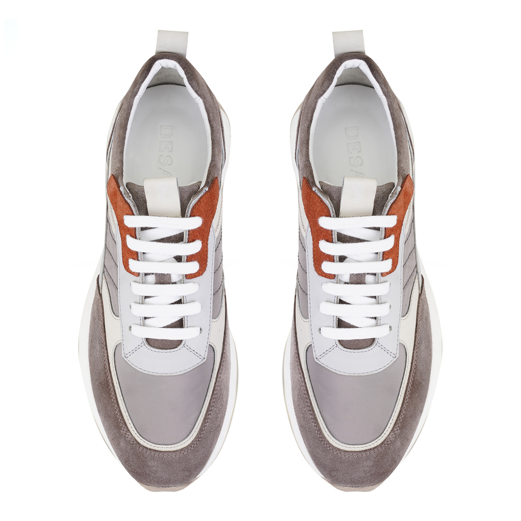 Caspian Gri Erkek Deri Spor Ayakkabı