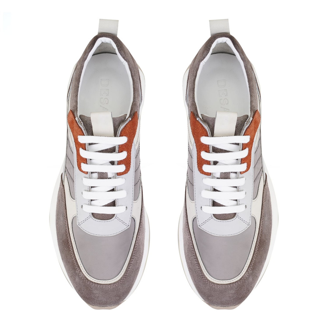 Caspian Gri Erkek Deri Spor Ayakkabı