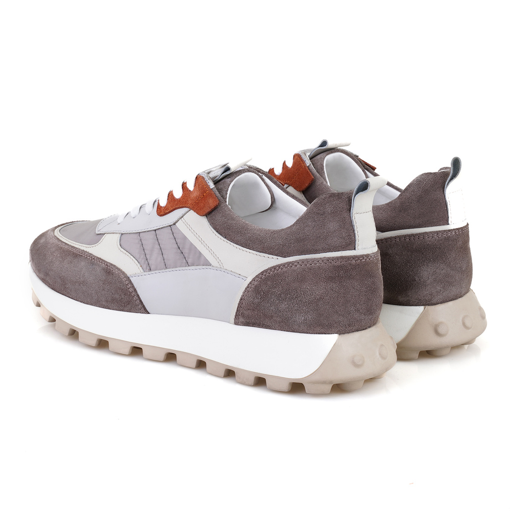 Caspian Gri Erkek Deri Spor Ayakkabı