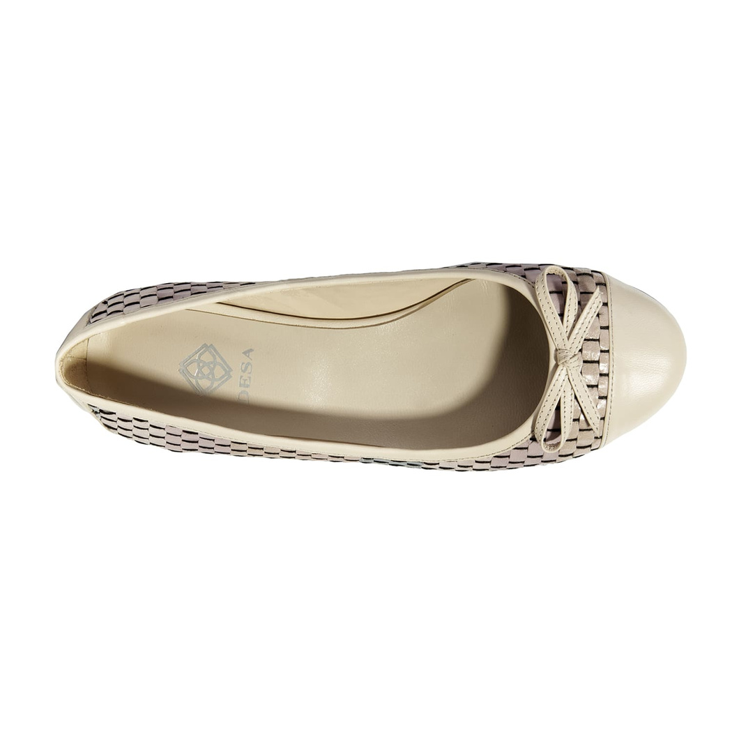 Cathlyn Kadın Örgülü Deri Babet