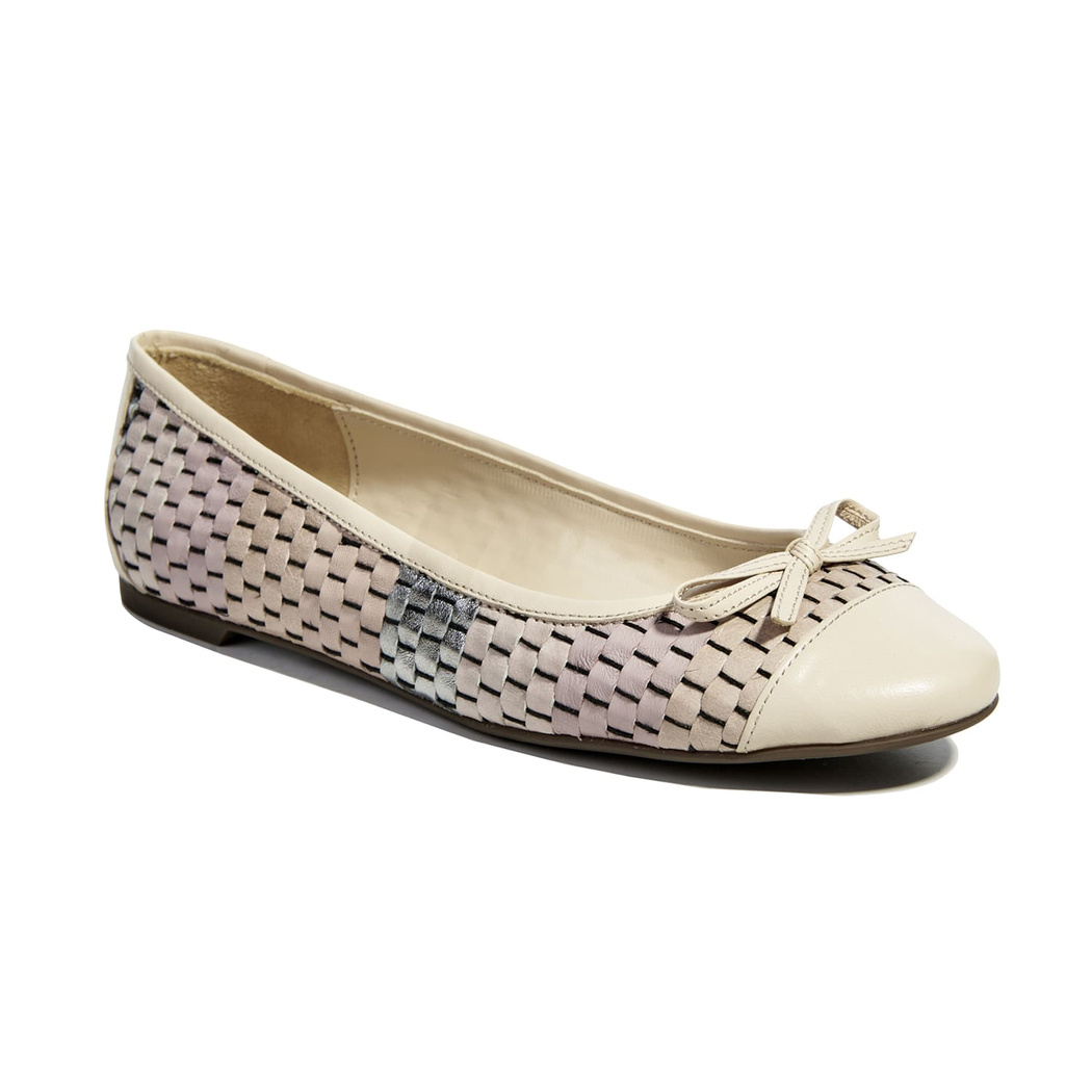 Cathlyn Kadın Örgülü Deri Babet