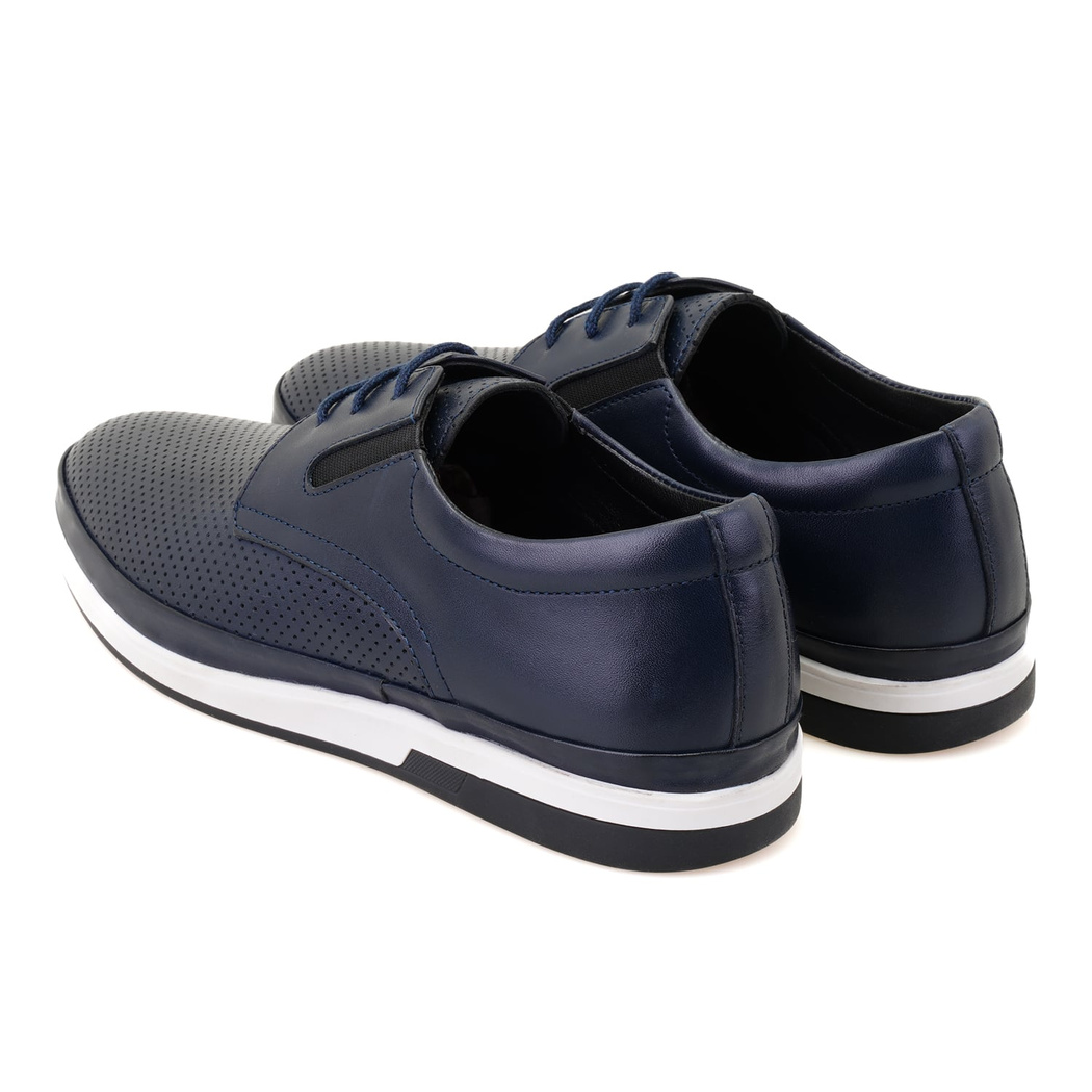 Celia Lacivert Erkek Deri Günlük Ayakkabı