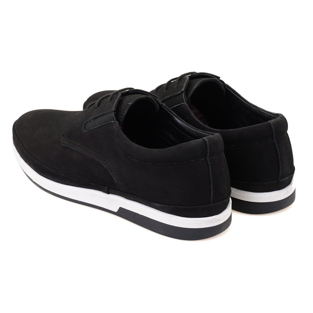 Celia Siyah Erkek Deri Günlük Ayakkabı