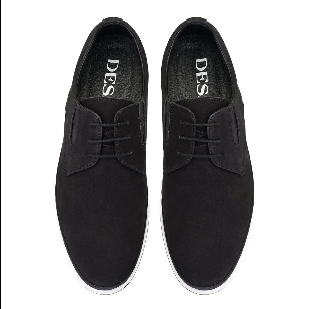 Celia Siyah Erkek Deri Günlük Ayakkabı