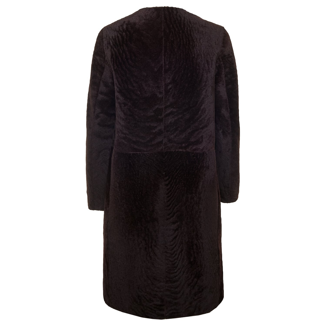 Celile Mor Kadın Kürk Kaban