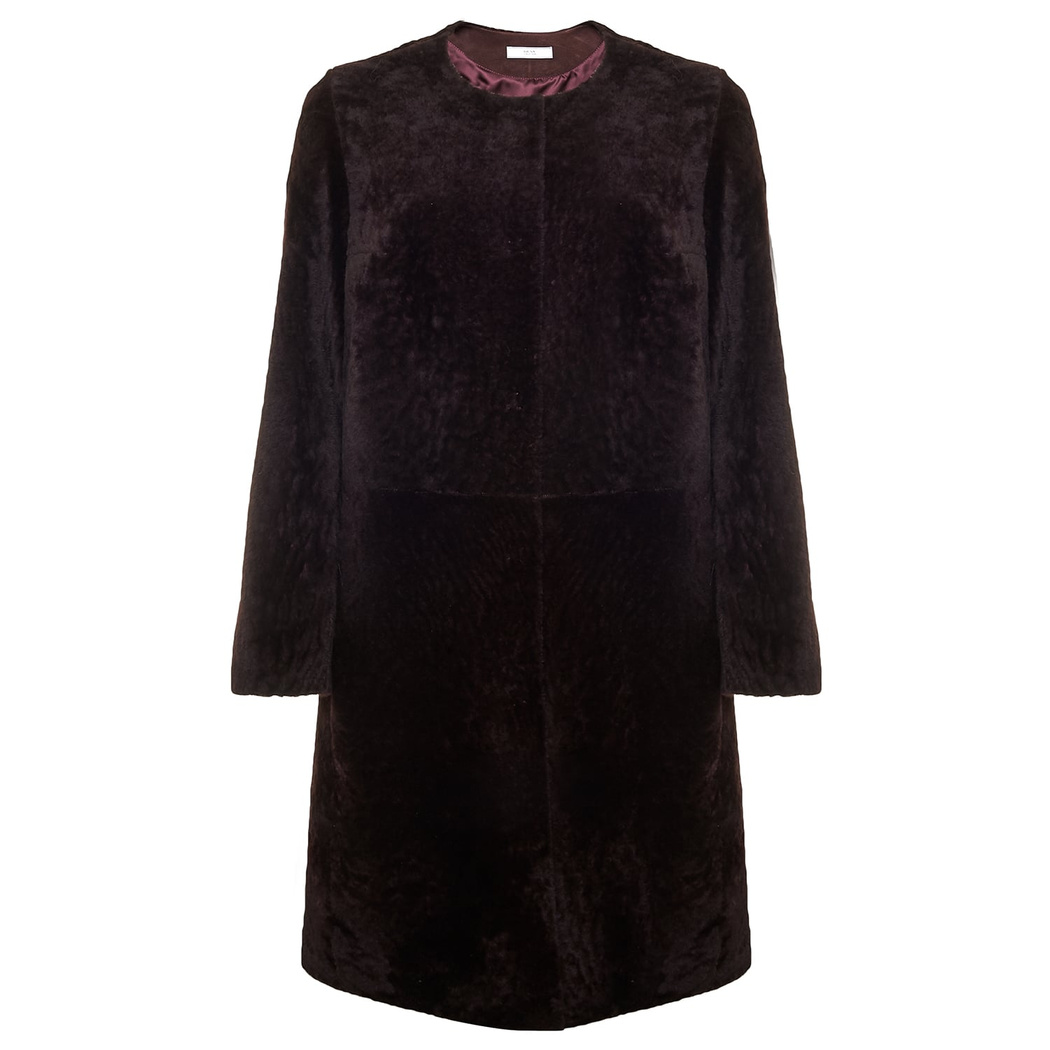 Celile Mor Kadın Kürk Kaban