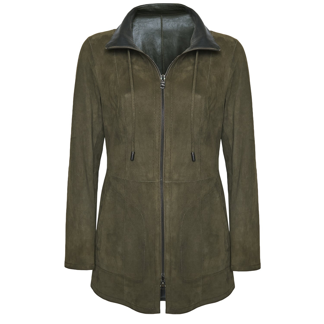 Chaima Kadın Çift Taraflı Deri Ceket