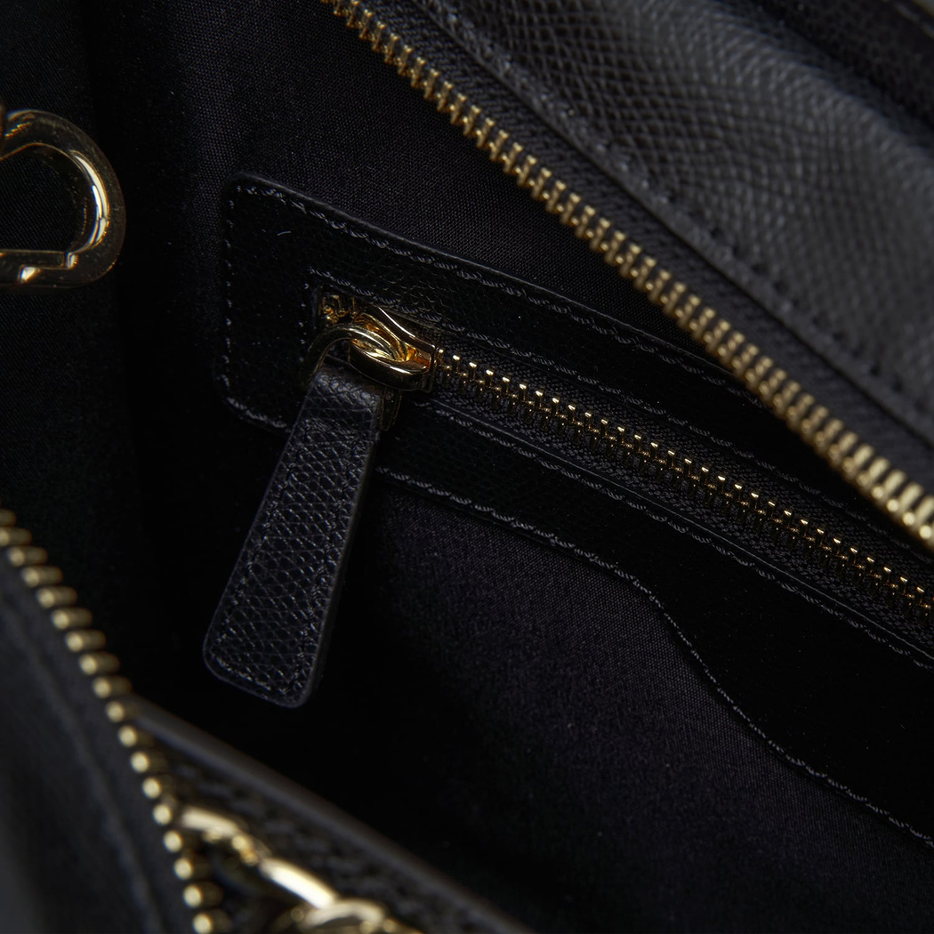 Chaıny Siyah Kadın Deri El Çantası 