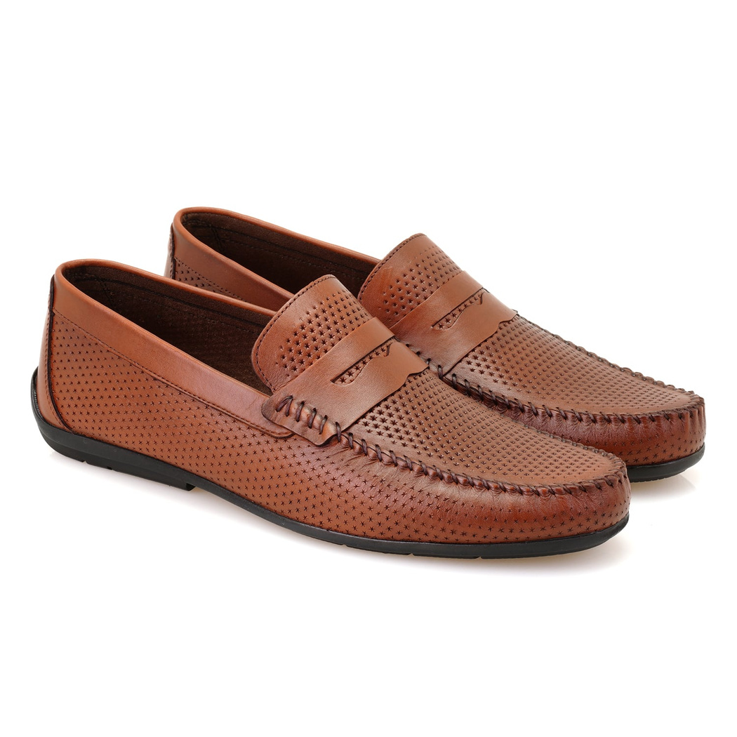 Chaney Taba Erkek Deri Loafer