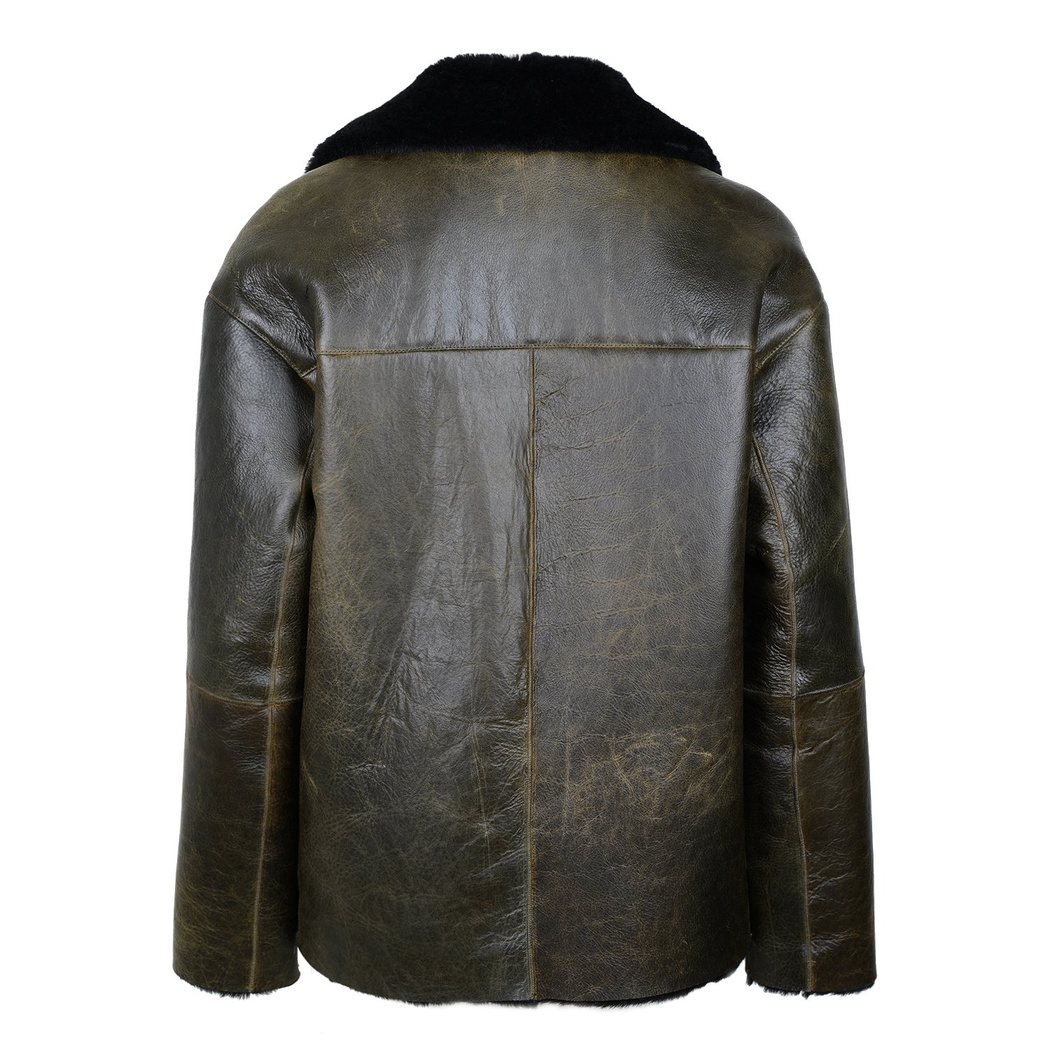 Charae Haki Kadın Eskitme Kürk Mont