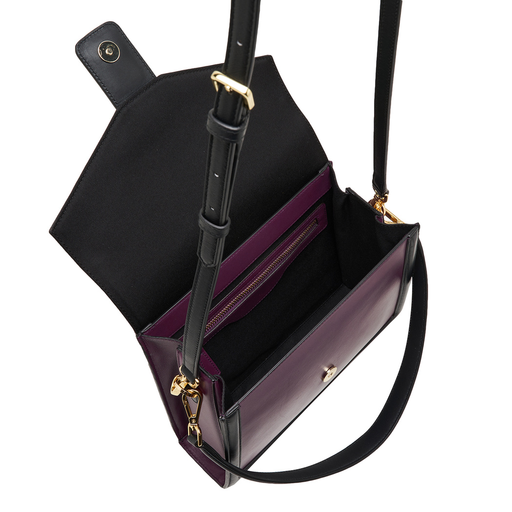 Chase Bordo Kadın Deri Omuz Çantası