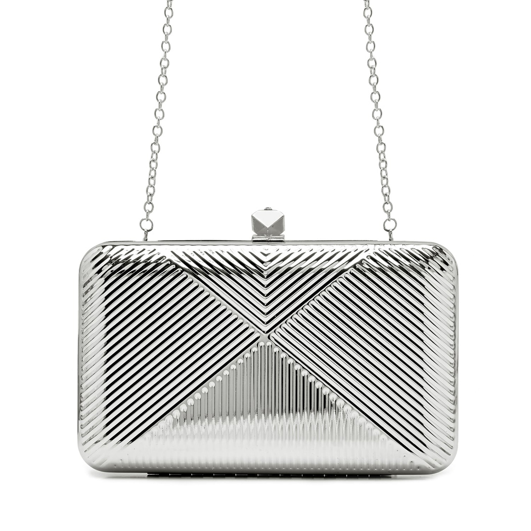 Chase Gümüş Kadın Gece Çantası