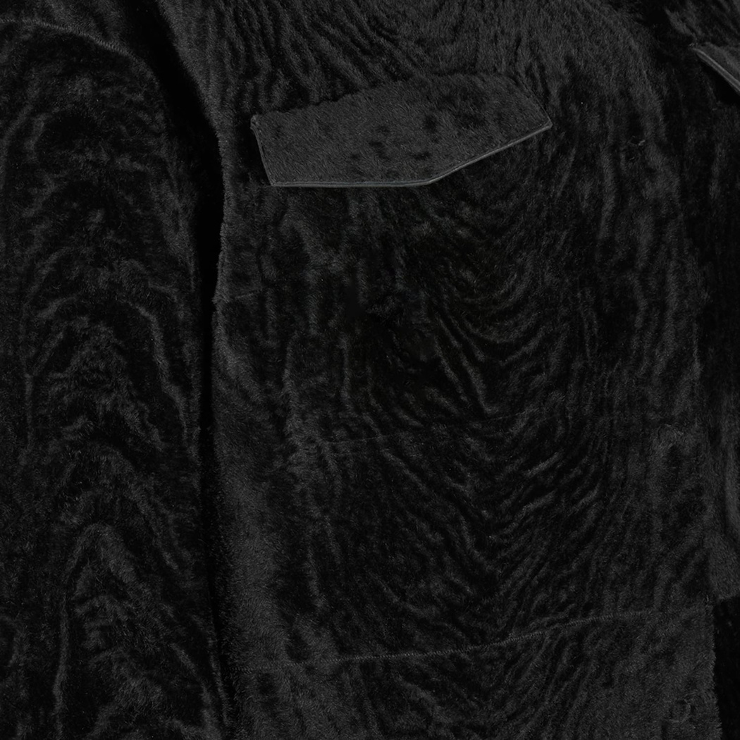 Chayan Siyah Kadın Çift Taraflı Gömlek