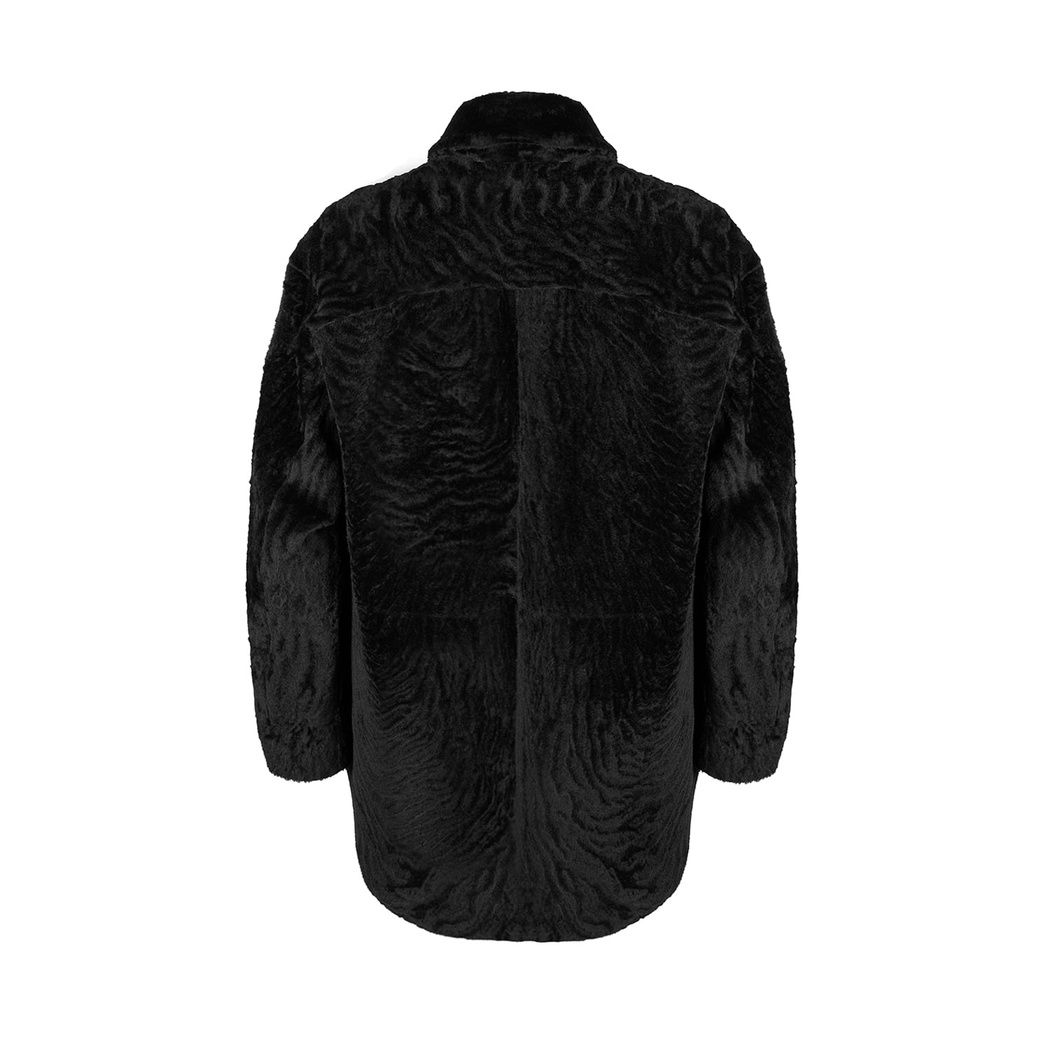 Chayan Siyah Kadın Çift Taraflı Gömlek