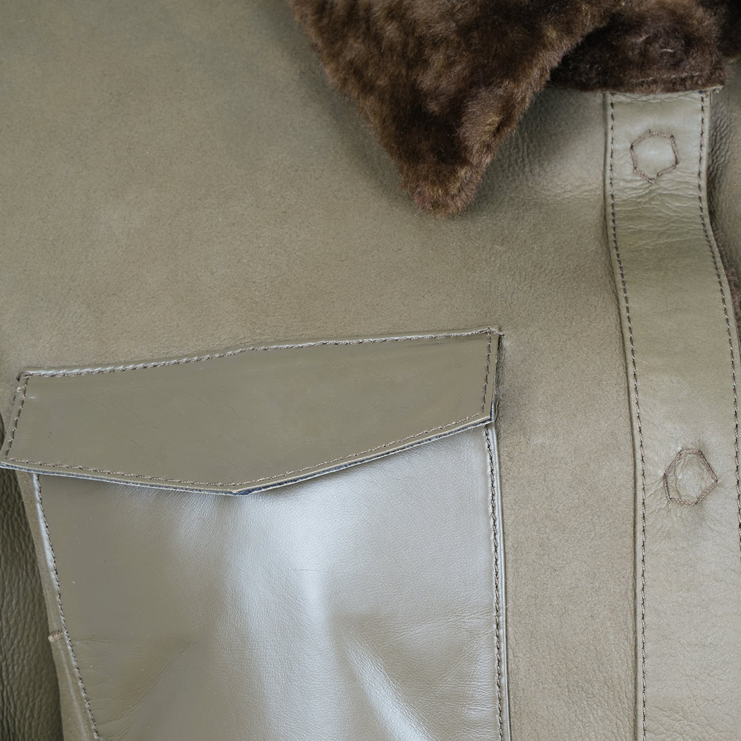 Chayan Yeşil Kadın Çift Taraflı Gömlek