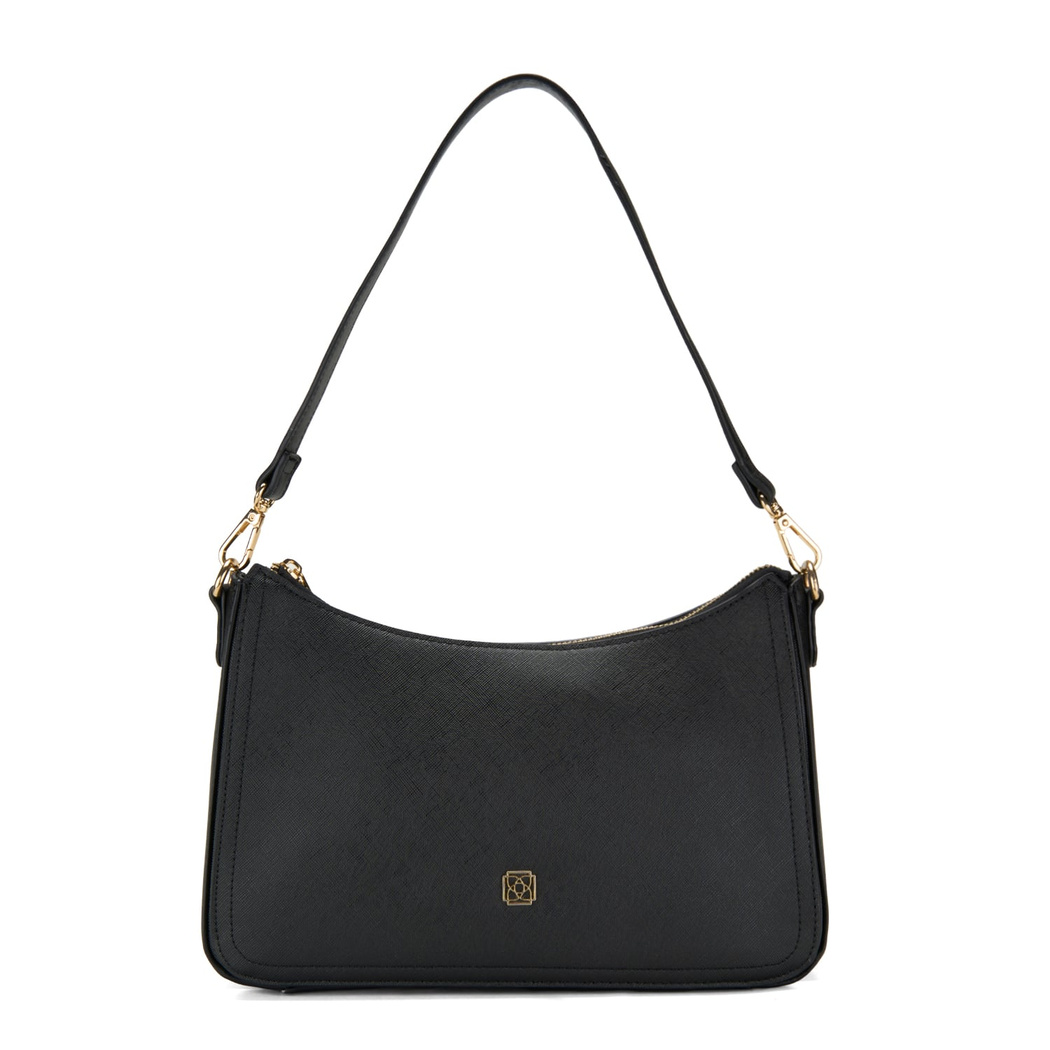 Chertan Siyah Kadın Omuz Çantası