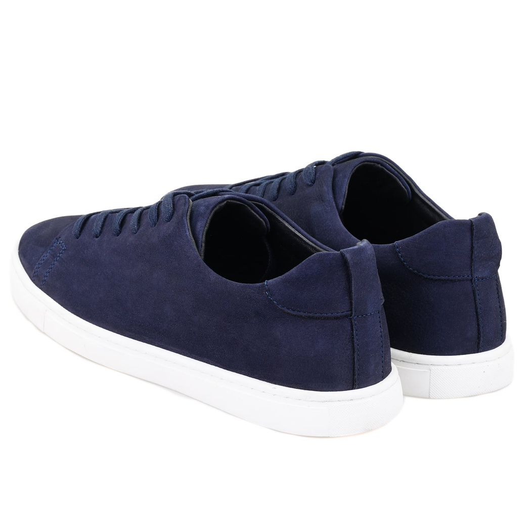 Chris Lacivert Erkek Deri Spor Ayakkabı