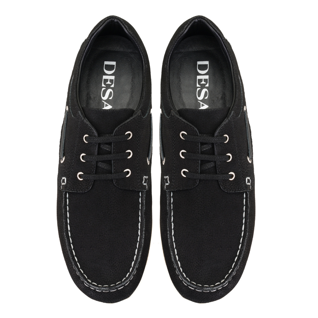 Cindy Siyah Erkek Deri Günlük Ayakkabı