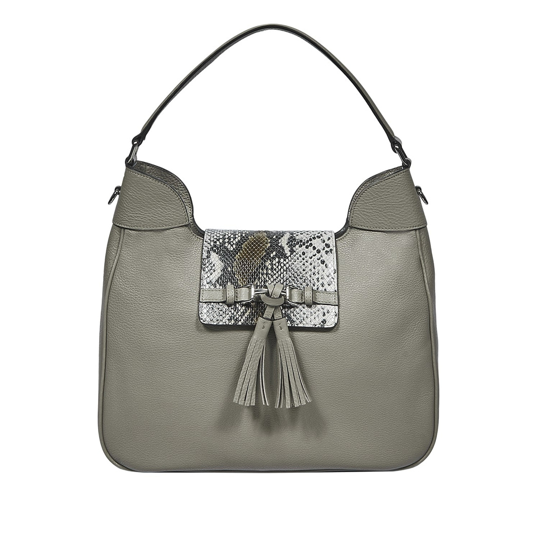 Clara Kadın Yılan Baskılı Deri Omuz Askılı Çanta