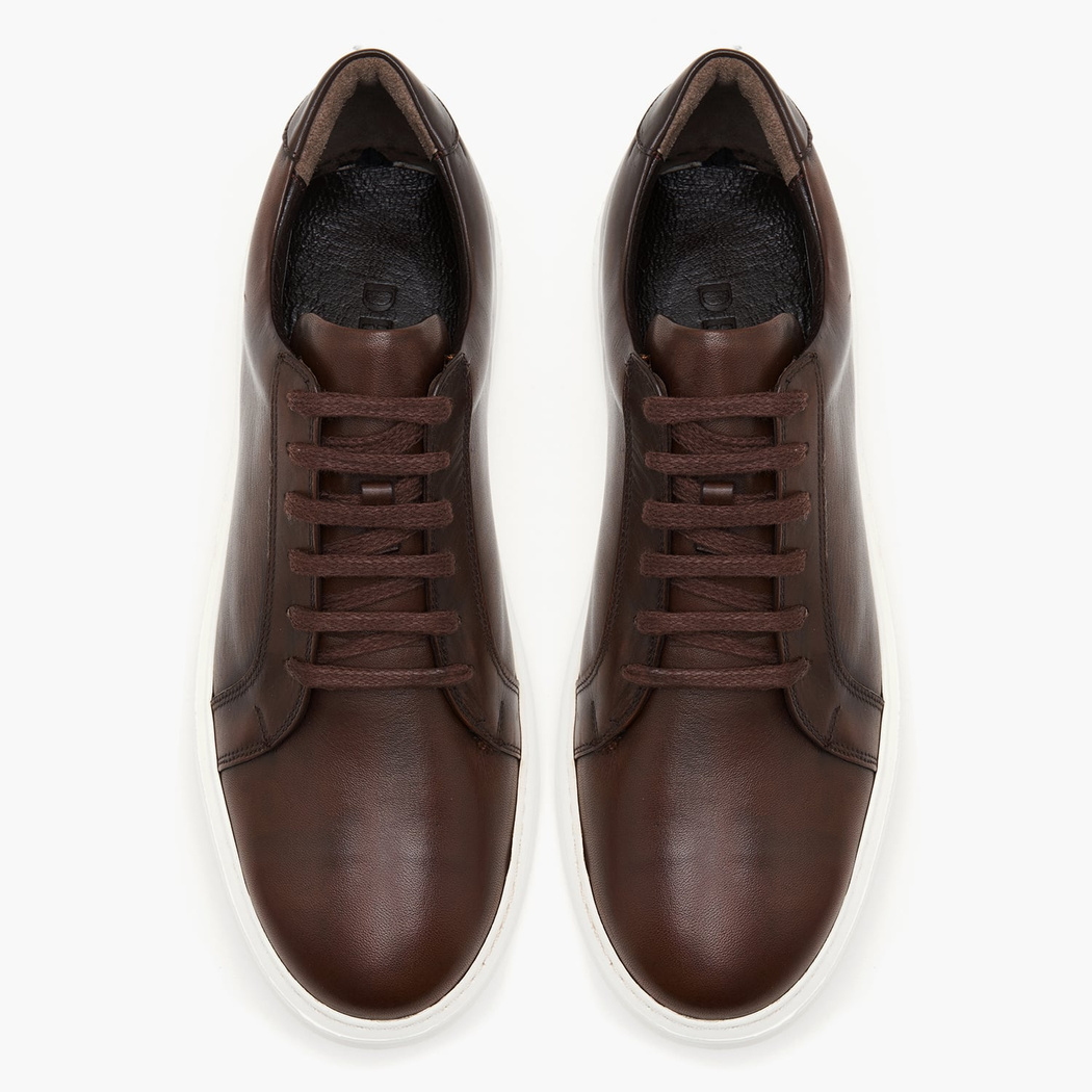 Cliff Kahve Erkek Deri Spor Ayakkabı