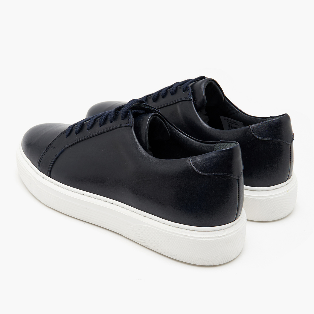 Cliff Lacivert Erkek Deri Spor Ayakkabı