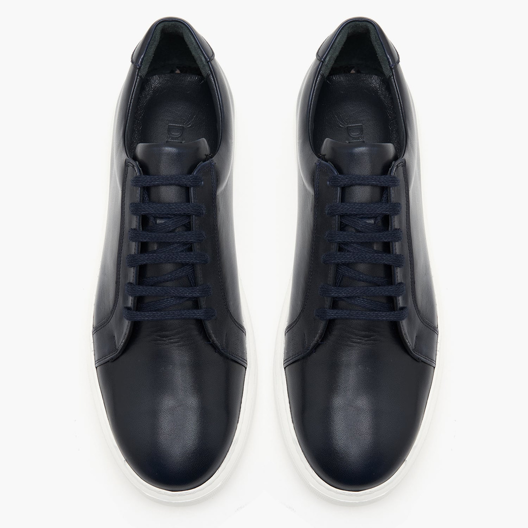 Cliff Lacivert Erkek Deri Spor Ayakkabı