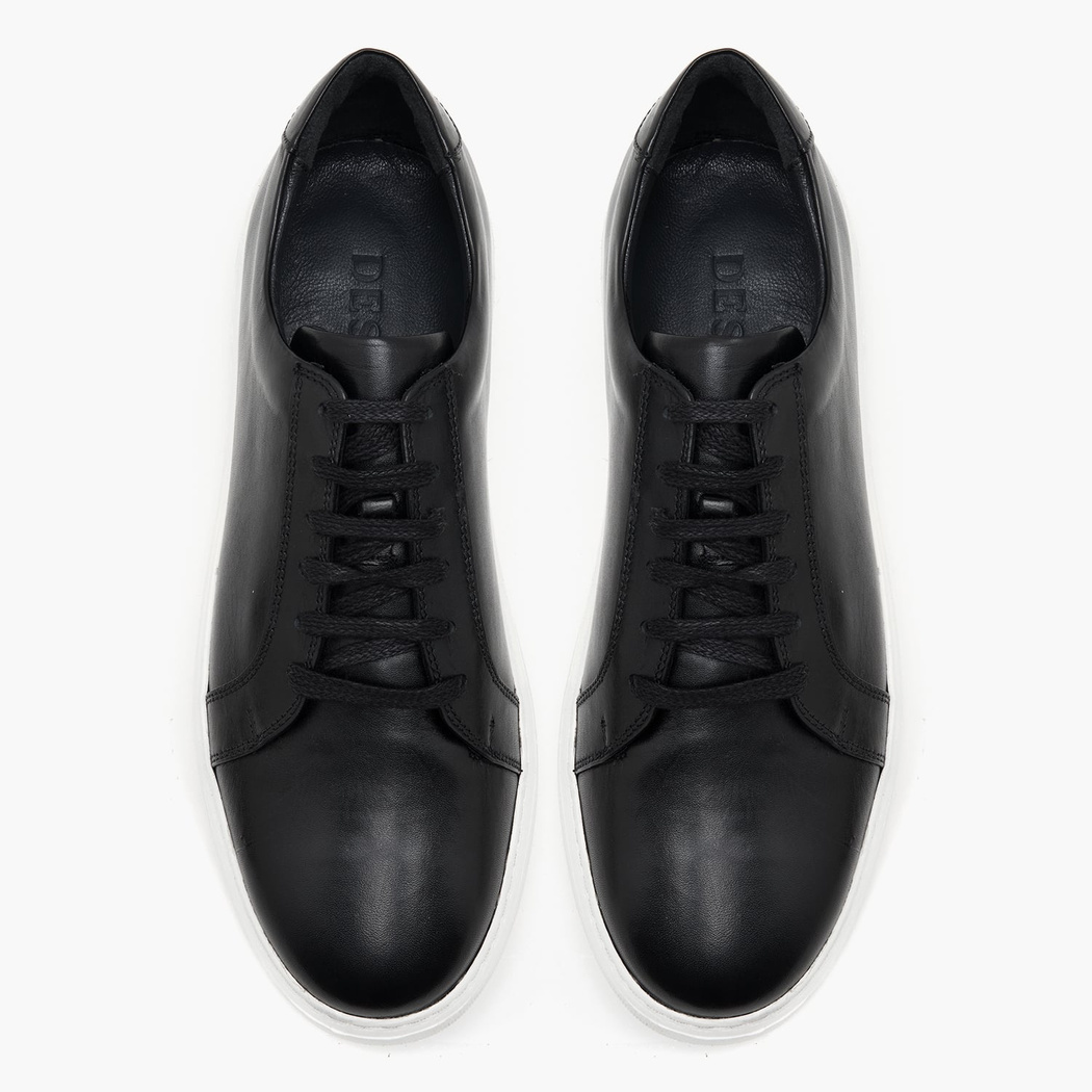 Cliff Siyah Erkek Deri Spor Ayakkabı