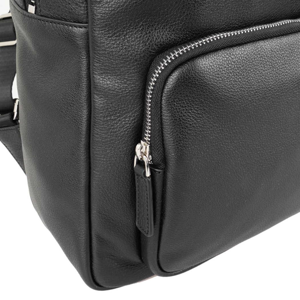 Coleman Siyah Deri Sırt Çantası